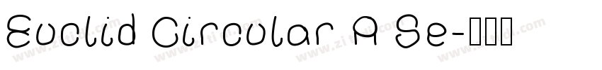 Euclid Circular A Se字体转换